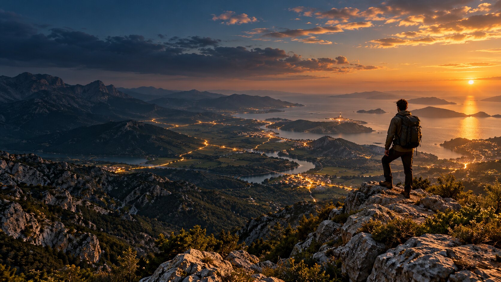 Open Mediterranean mountain landscape, symbolizing perspective